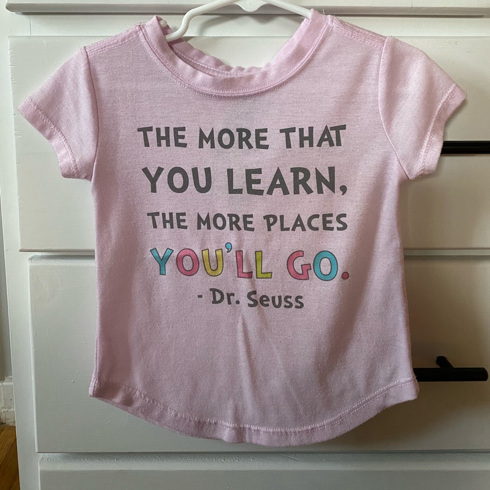 Dr Seuss Tee size 2T